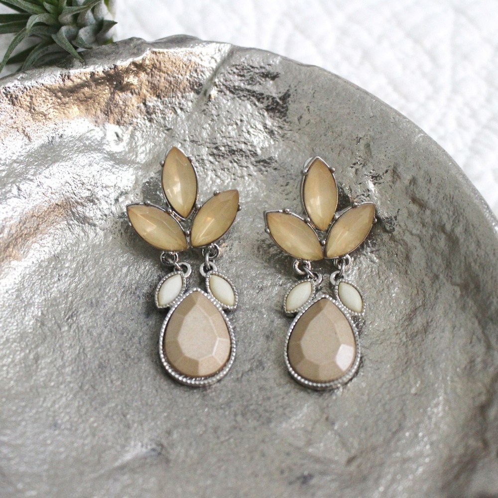 Ornate Neutral Earrings